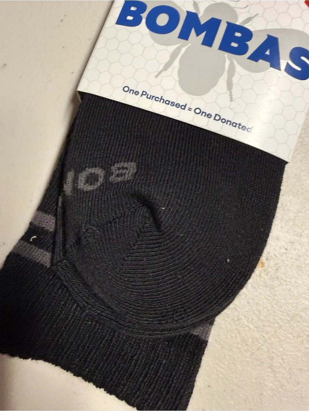 Bombas Women’s Black Socks - Medium Size Medium NEW